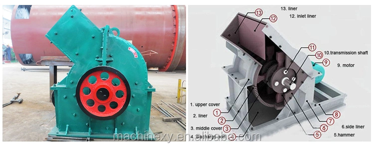 PC600X400 Large Capacity Reversible Primary Mini Mobile Jaw Impact Hammer Stone Crusher