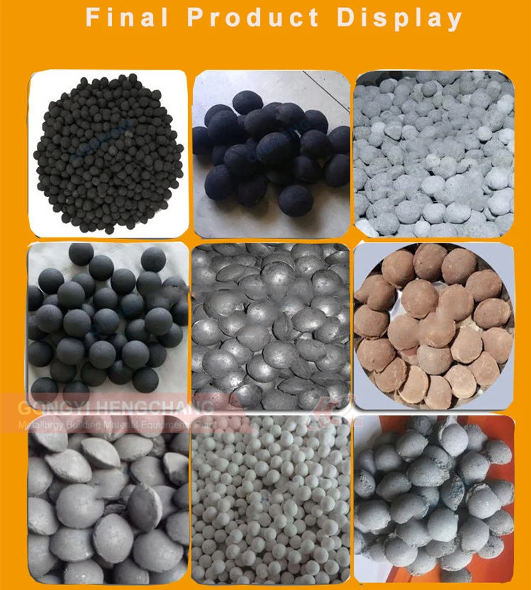 Large Capacity Coal Iron Carbon Sludge Ore Charcoal Briquette Making Machine