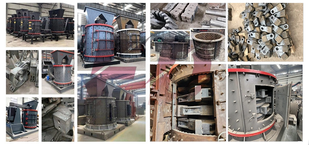 Cobble Vertical Axis Sand Making Machine Stone Coal Slag Composite Crusher