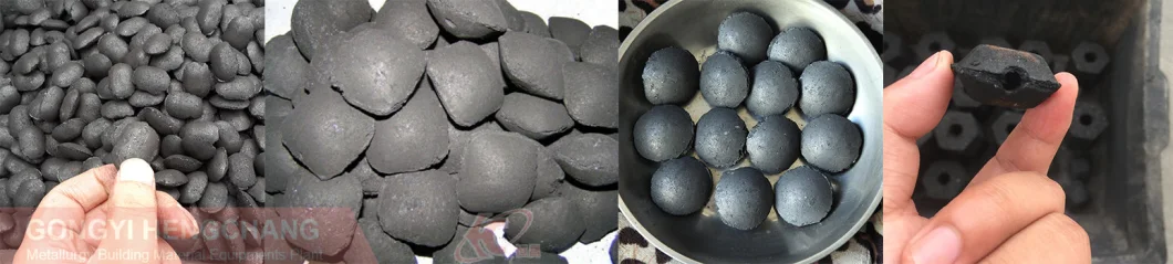 Large Capacity Coal Iron Carbon Sludge Ore Charcoal Briquette Making Machine