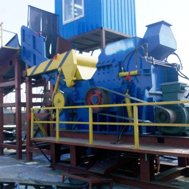 Industrial Metal Scrap Shredder / Scrap Metal Shredding and Recycling Machine / Aluminum Engine Crusher