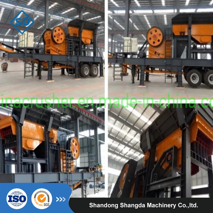 Mobile Aggregate Crushing Plant Mini Mobile Crusher for Limestone Granite/Black Stone