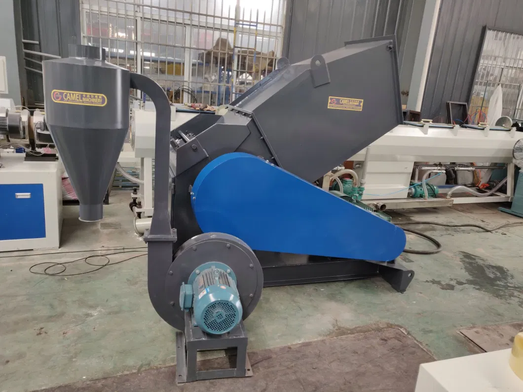 2m PVC PE Pipe Crusher Machine with 5mm Flakes Pipe Crushing Machine