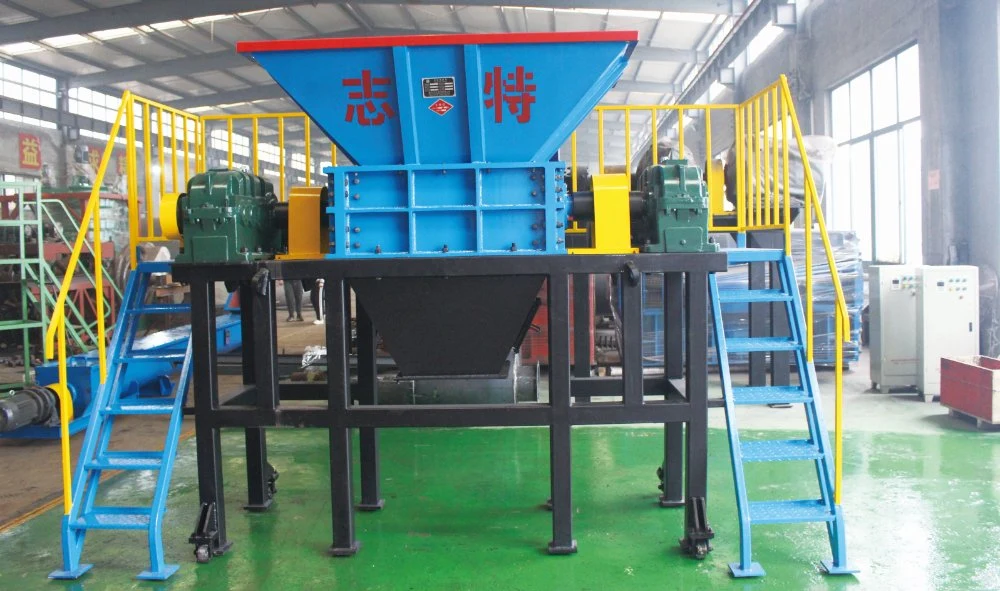 Animal Bones/All Kinds of Meat/Domestic Waste/Solid Waste Double Shaft Shredder Crusher