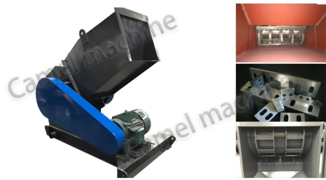 2m PVC PE Pipe Crusher Machine with 5mm Flakes Pipe Crushing Machine