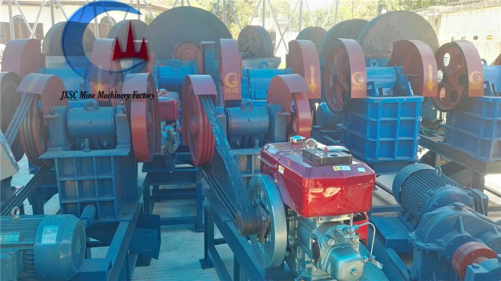 Original Factory Small Portable Gold Nickel Granite Ore Stone Crushing Machine, Diesel Engine Mobile Rock Jaw Crusher Price