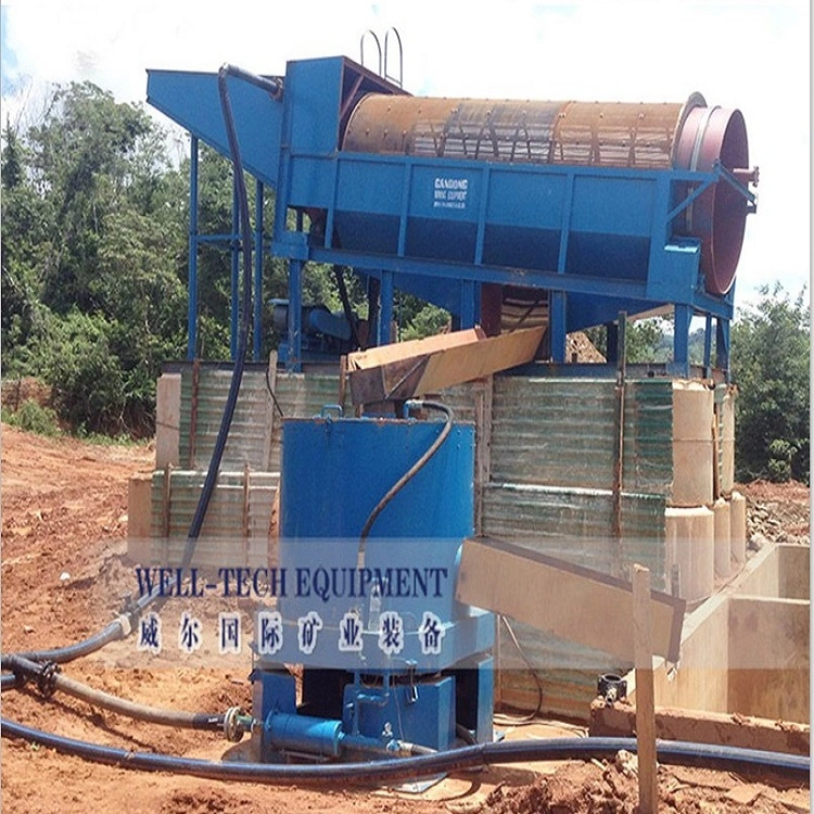 Gold Trommel Wash Plant for Alluival Gold