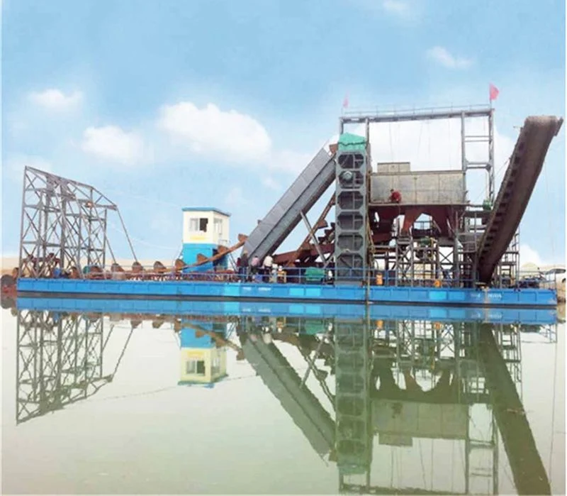 Large Capacity 300t River Gold Diamond Mining Machine