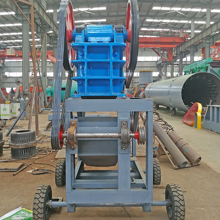 Portable Stone Concrete Jaw Crusher 250X400 with Vibrating Screen for Sale