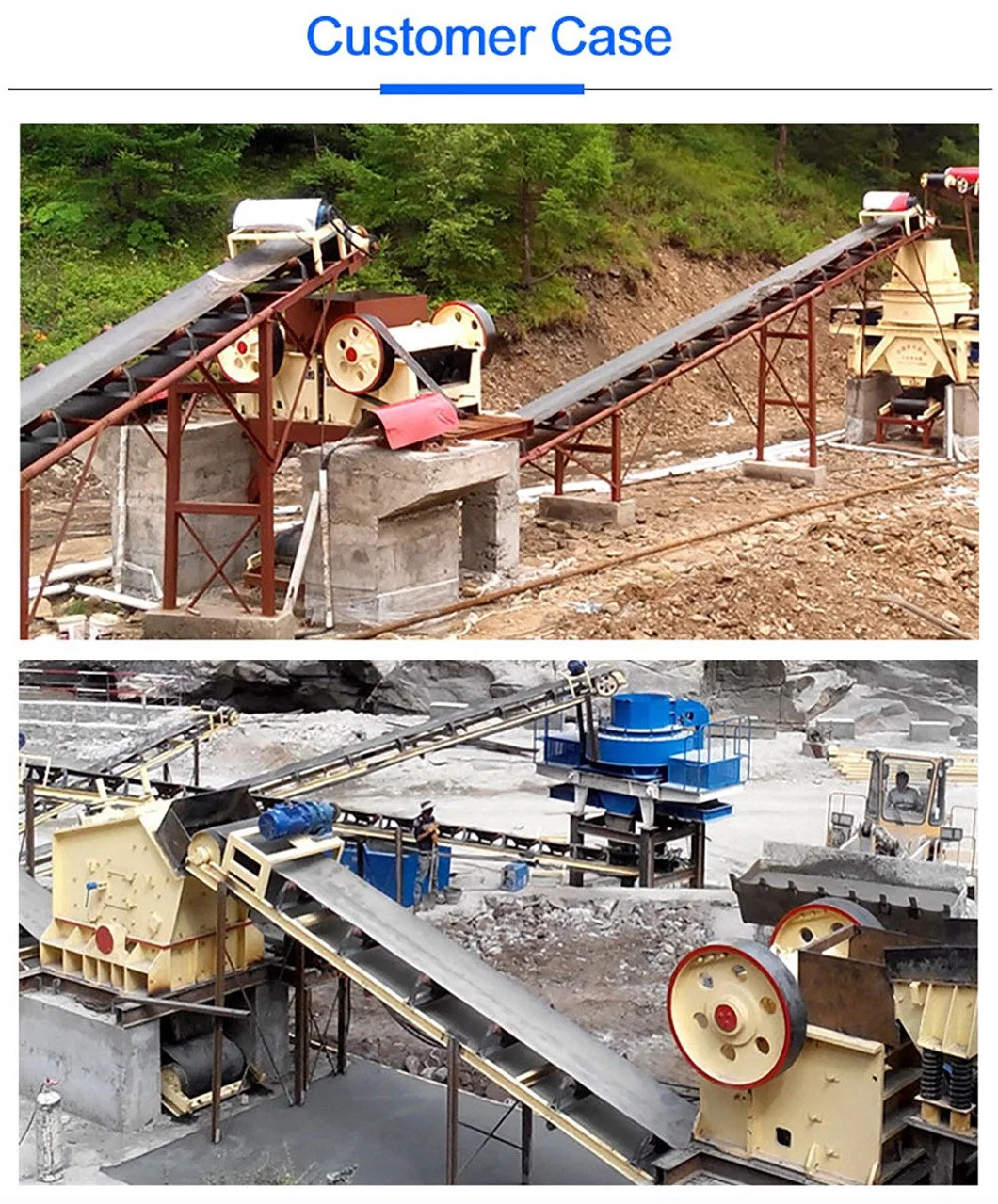 Large Limestone Jaw Crusher Production Line for Stone Industry