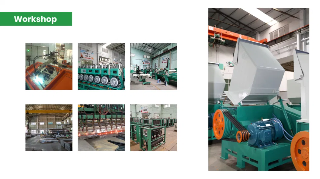 Wensui PE PP PVC PET Waste Plastic Crusher Machine Prices Plastic Shredder Machine Industrial Plastic Crushing Crusher