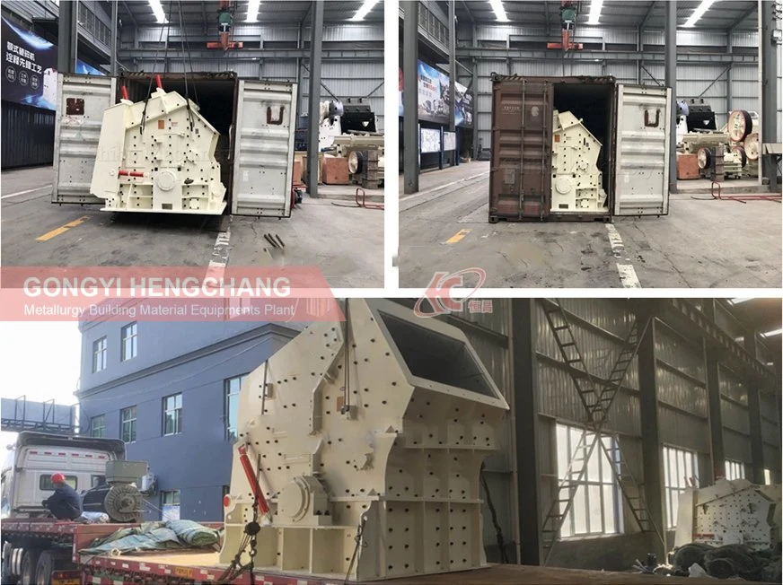 Small River Pebbles Impact Crusher with Diesel Engine