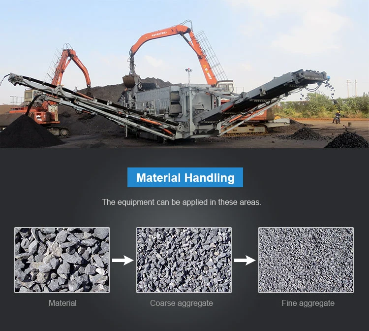 Rock Jaw Crushing Plant Stone Mobile Crusher