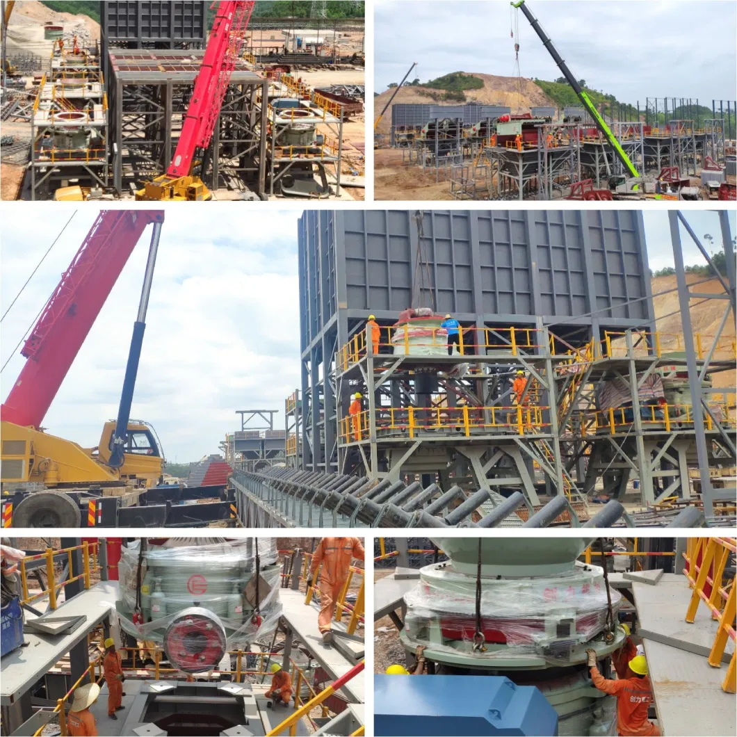 Large Capacity Ore Crushing and Screening Plants Rock Stone Crusher Machine