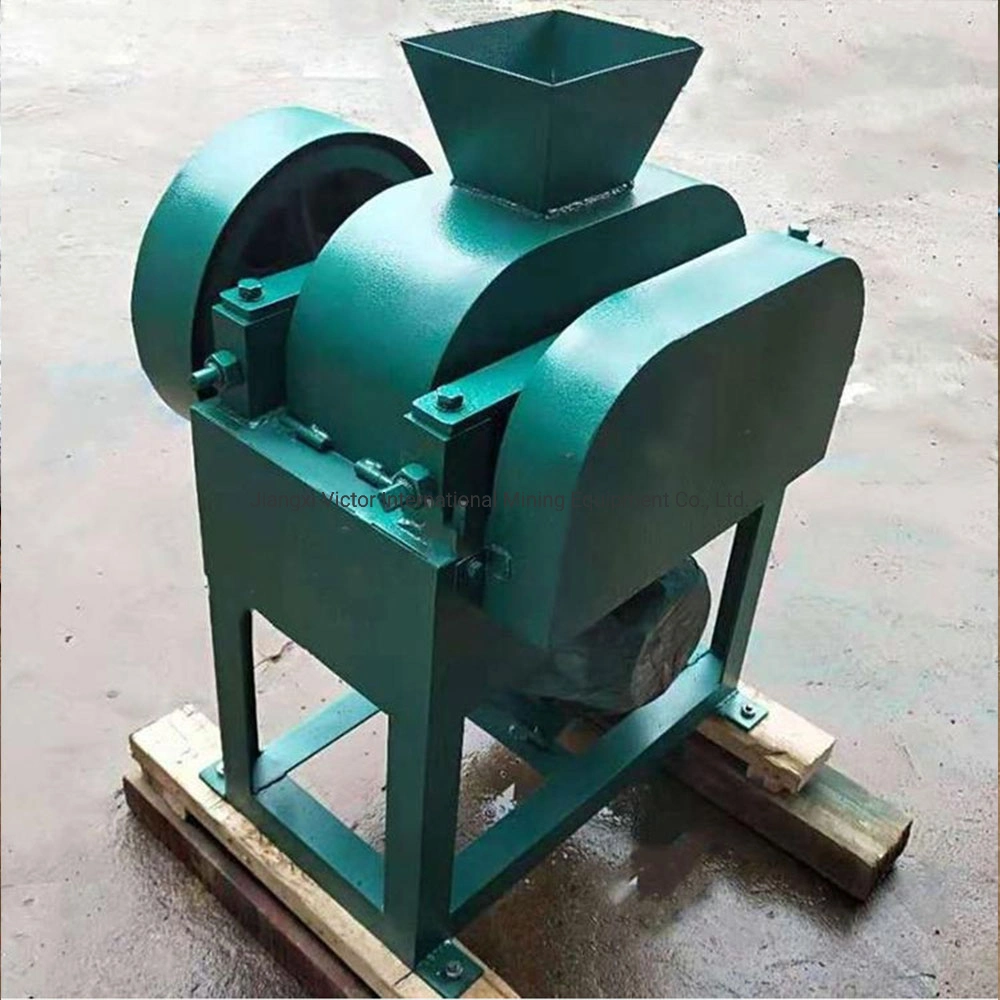 Xpc200X125 Coal Crushing Small Extrusion Type Laboratory Double Roller Crusher for Sale