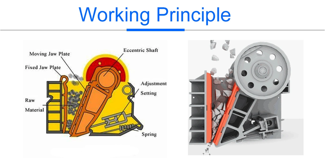 Jaw Crusher Machine for The Stone Rock Solid Stonebreaking for Construction