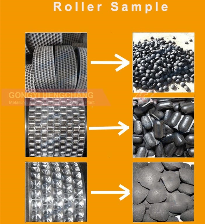 Large Capacity Coal Iron Carbon Sludge Ore Charcoal Briquette Making Machine