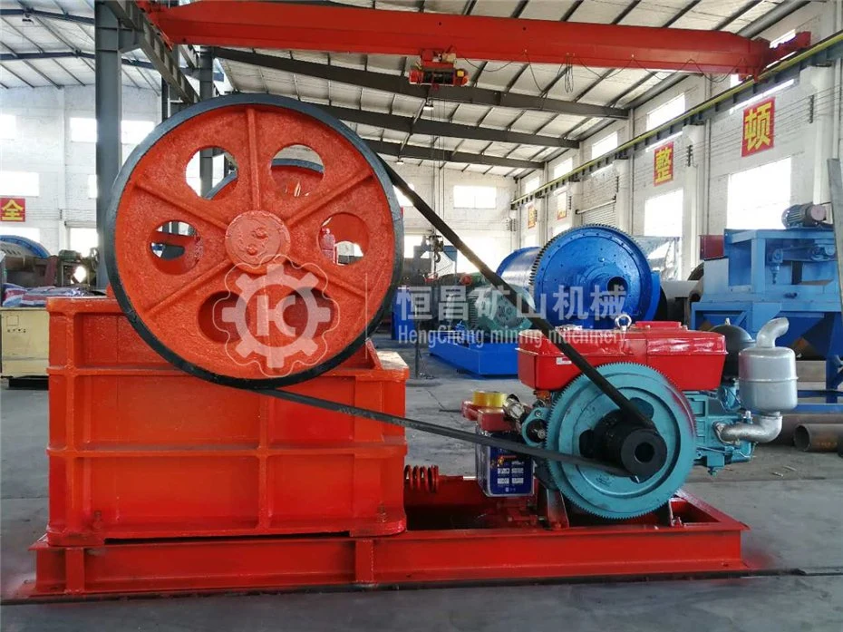 Capacity of 5 Tons Per Hour a Complete Gold Ore Processing Plant Include Jaw Crusher Wet Pan Mill Shaking Table