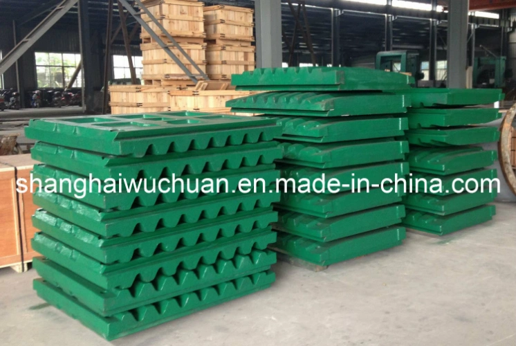 Crusher Wear Parts Jaw Plates High Mananese Steel Castings