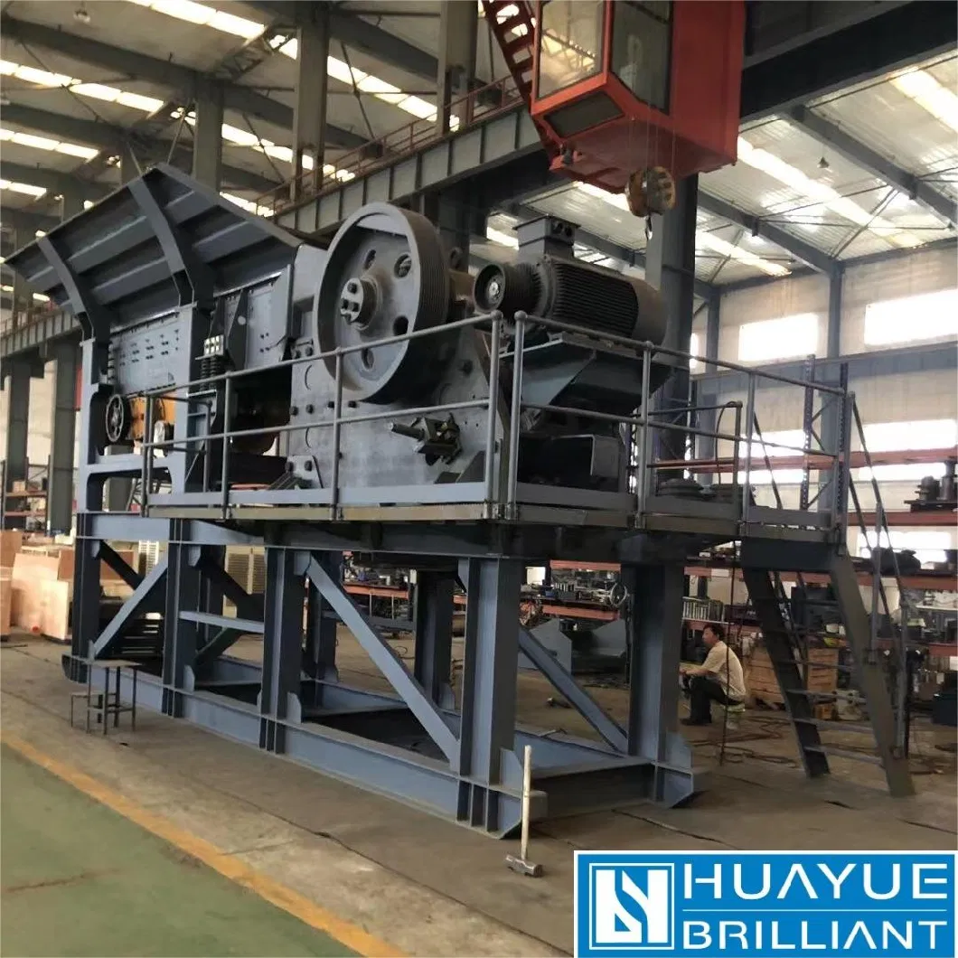 Mining Quarry Mobile Coal Rock Impact Stone Crushing and Sand Gravel Screening Plant Primary Concrete Waste Jaw Crusher for Sale