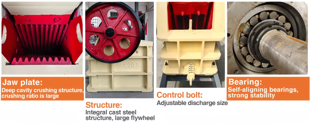 PE150X250 Jaw Crusher with Diesel Generator 1-5tph Basalt Stone Crusher Machine for Sale