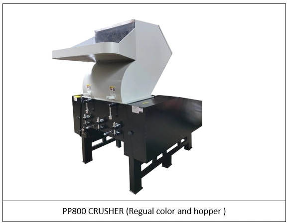 All Kinds of Plastics Crush Capacity 200-400kg/H Strong Crusher