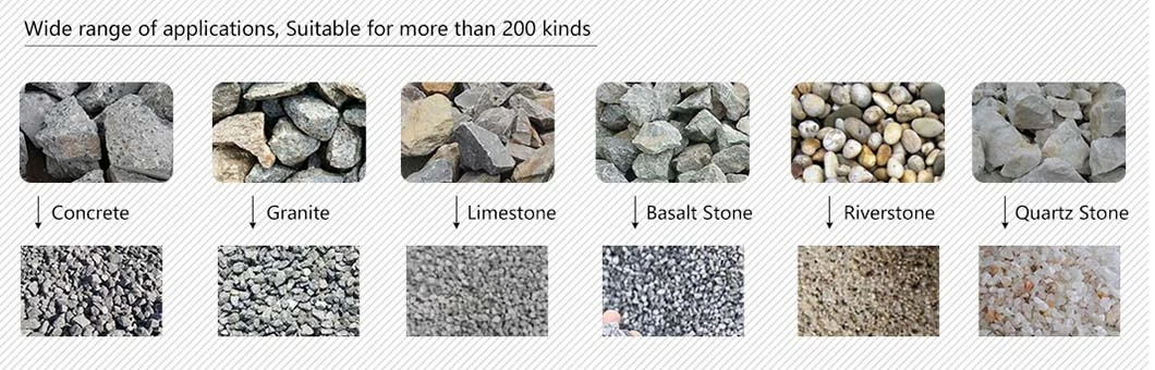 Mobile Wheel Type Rock Granite Stone Portable Impact Crusher Machine Price