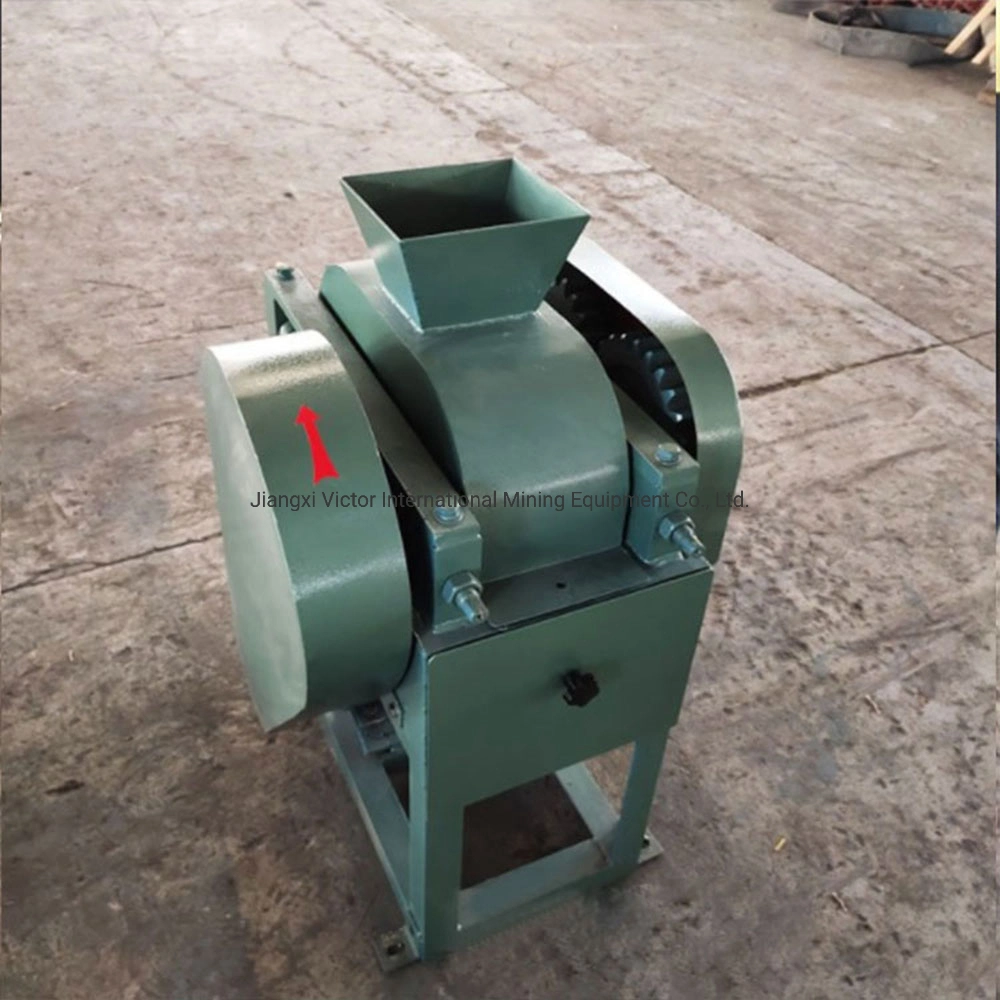 Xpc200X125 Coal Crushing Small Extrusion Type Laboratory Double Roller Crusher for Sale