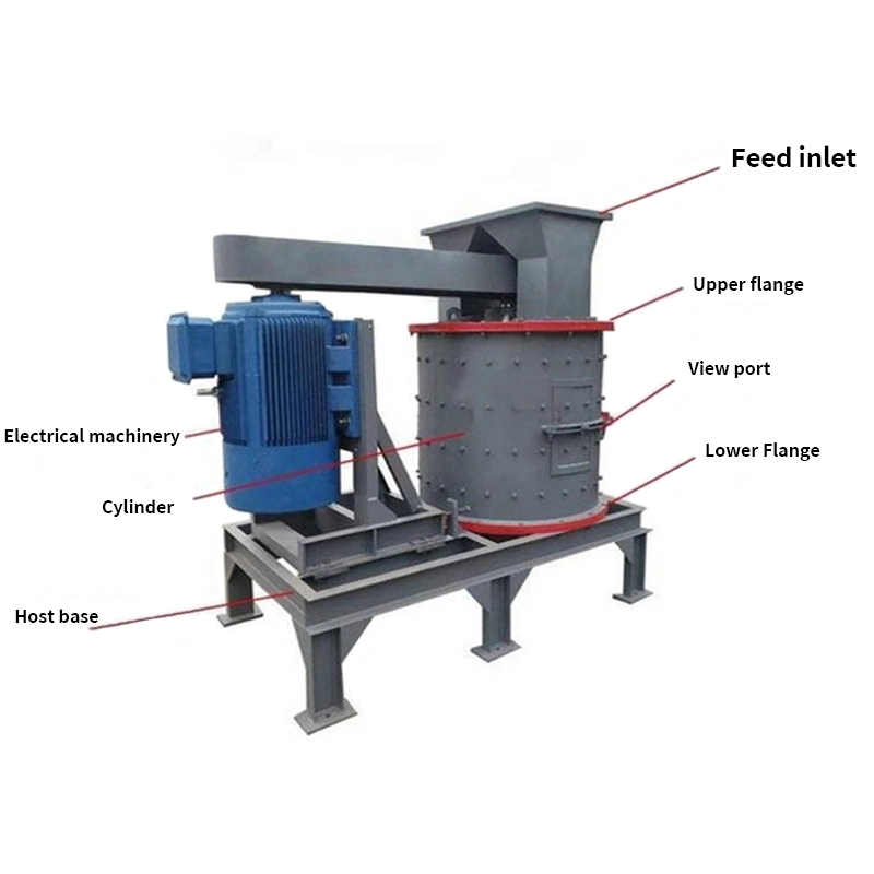 Cobble Vertical Axis Sand Making Machine Stone Coal Slag Composite Crusher