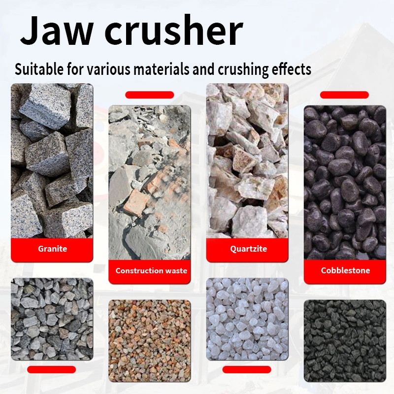 Nutrient Soil Jaw Type Sand Making Machine Construction Waste Concrete Crushing Equipment