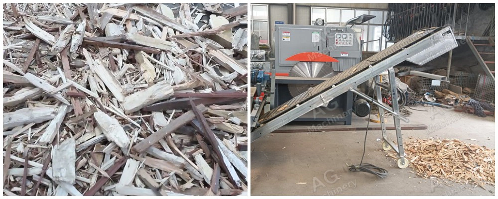 Industrial Wood Pallet Recycling Crushing Equipment Wooden Pallet Crusher