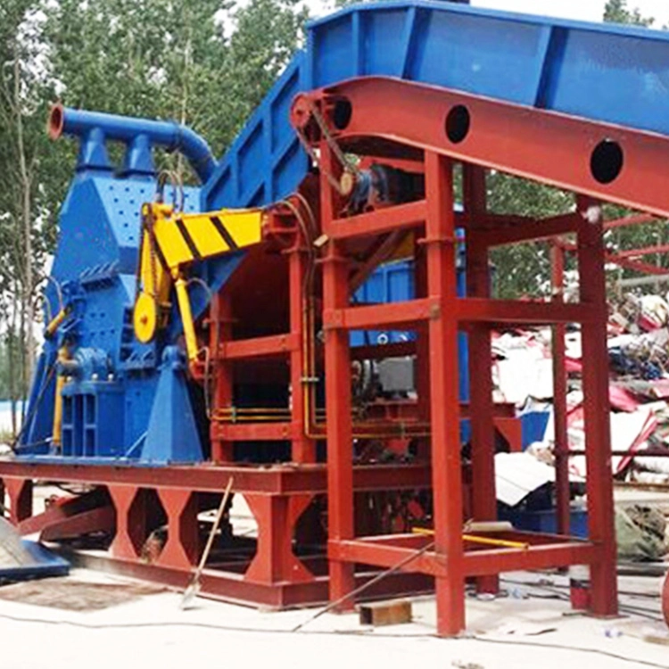 Industrial Metal Scrap Shredder / Scrap Metal Shredding and Recycling Machine / Aluminum Engine Crusher