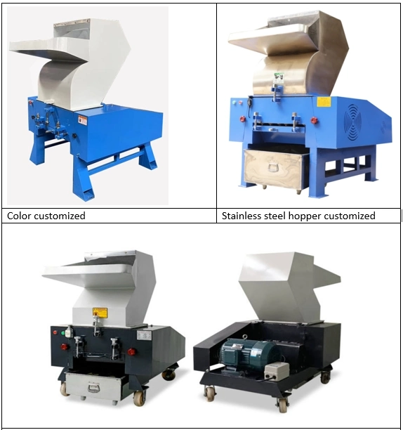 All Kinds of Plastics Crush Capacity 200-400kg/H Strong Crusher