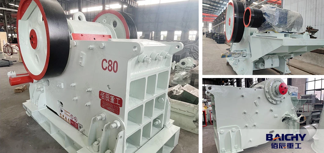 Hard Rock Granite Quartz Iron Ores Stationary Primary Crushing Machine Jaw Crusher C110 C120 for Sale