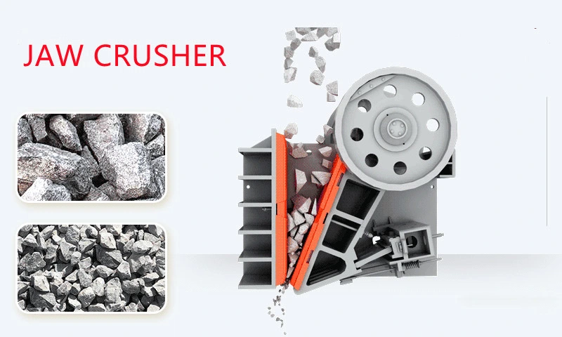 Durable Primary Jaw Crusher for All Stone / Rock Coarse and Fine Crushing