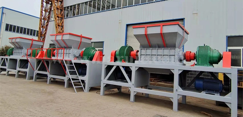 Scrap Tyre Shredder Other Rubber Processing Machinery Crusher Production Line