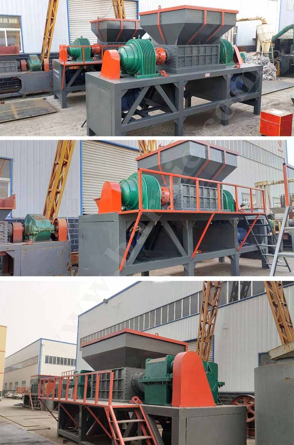 Scrap Tyre Shredder Other Rubber Processing Machinery Crusher Production Line