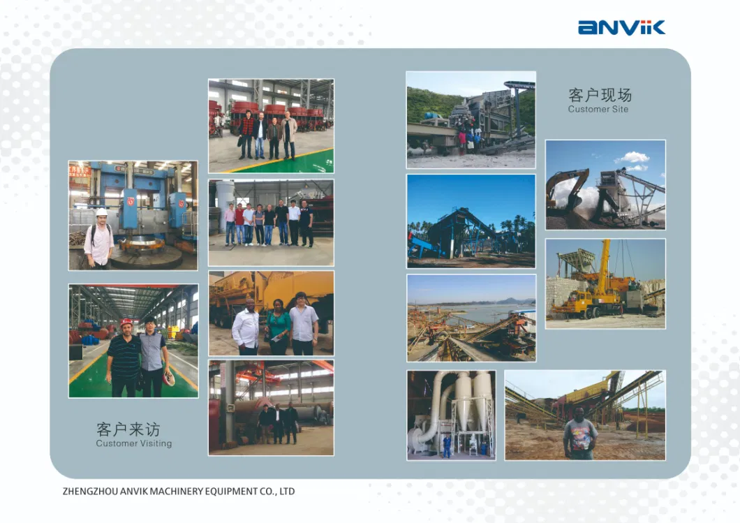 High Efficient Jaw/Cone/Impact/VSI/Roller/Hammer Crusher for Limestone/Granite/Gypsum/Bentonite/Iron Ore/Copper Ore Crushing Plant