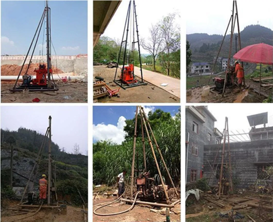 200m Rig Trailer Type Borehole Drilling Machine Water Well Drilling Machine Water Drilling Machine