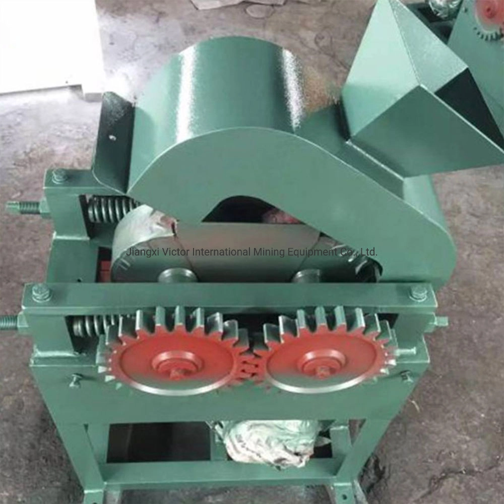 Xpc200X125 Coal Crushing Small Extrusion Type Laboratory Double Roller Crusher for Sale