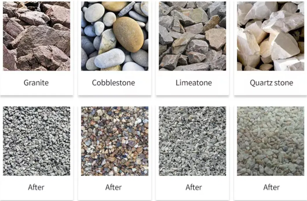 Limestone Stone Line Crushers Stone Crushing Production Line White Lime Cone Crusher Plant