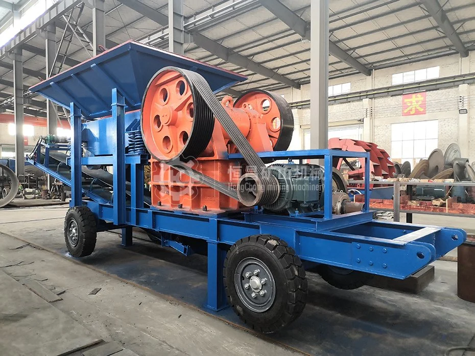 Complete Stone Processing Machinery Quarry Stone Crushing Machines PE250*400 Diesel Mobile Stone Crusher