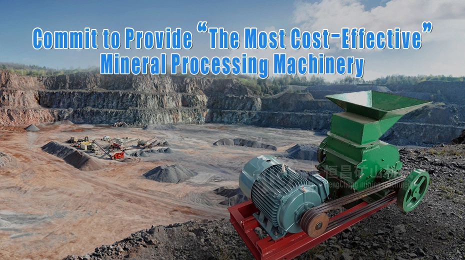 Diesel Powered Gold Ore Crushing Machine Rock Crusher Hammer Mill