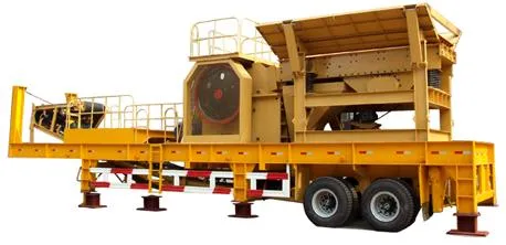 Mobile Hammer Crushing / Crusher Plant Used for Road Construction