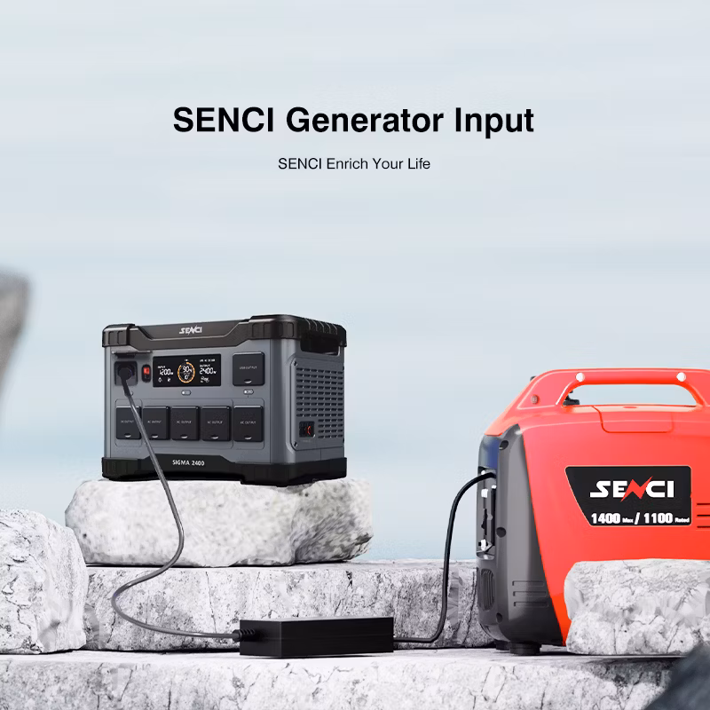 Factory Rechargeable Backup Power LiFePO4 Battery Emergency 2400W Portable Power Station Best Portable Power Bank Solar Guangdong Mobile Wireless Price Smart