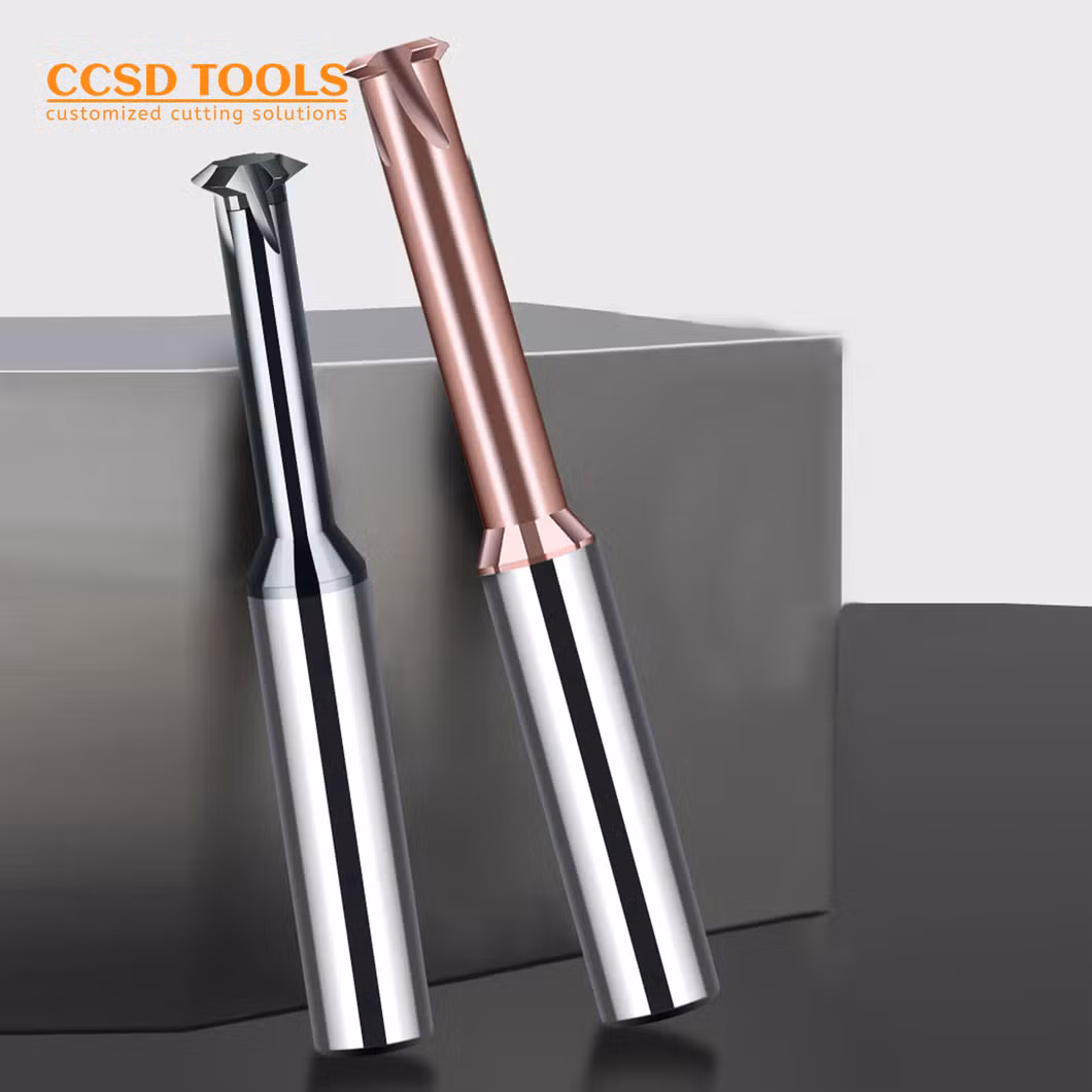 Carbide Thread End Milling Cutter Multi Form Thread Milling Cutter Tungsten Thread Milling Cutter
