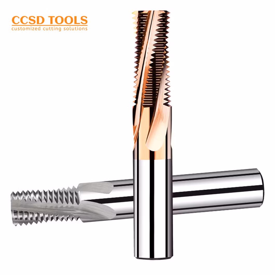 Carbide Thread End Milling Cutter Multi Form Thread Milling Cutter Tungsten Thread Milling Cutter