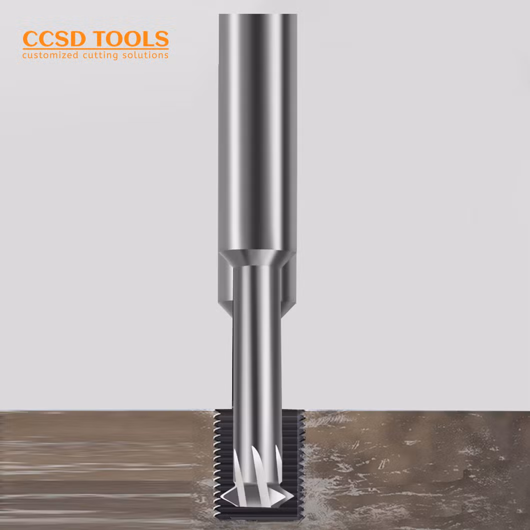 Carbide Thread End Milling Cutter Multi Form Thread Milling Cutter Tungsten Thread Milling Cutter