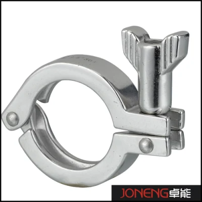 Stainless Steel Sanitary Single Pin Heavy Duty Tc <a href='/pipe-exhaust/'>Pipe Exhaust</a> Clamp (JN-CL4008)