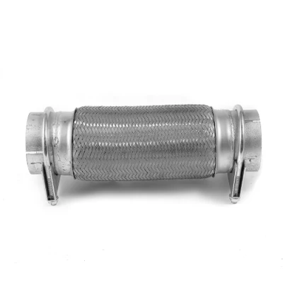 Car Automotive Parts Exhaust Braid Bellow Flexible Stainless Steel Muffler Silencer <a href='/exhaust-pipe/'>Exhaust Pipe</a> for Truck